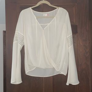 Cream Blouse G by Guess